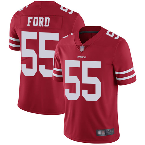 San Francisco 49ers Limited Red Men Dee Ford Home NFL Jersey #55 Vapor Untouchable